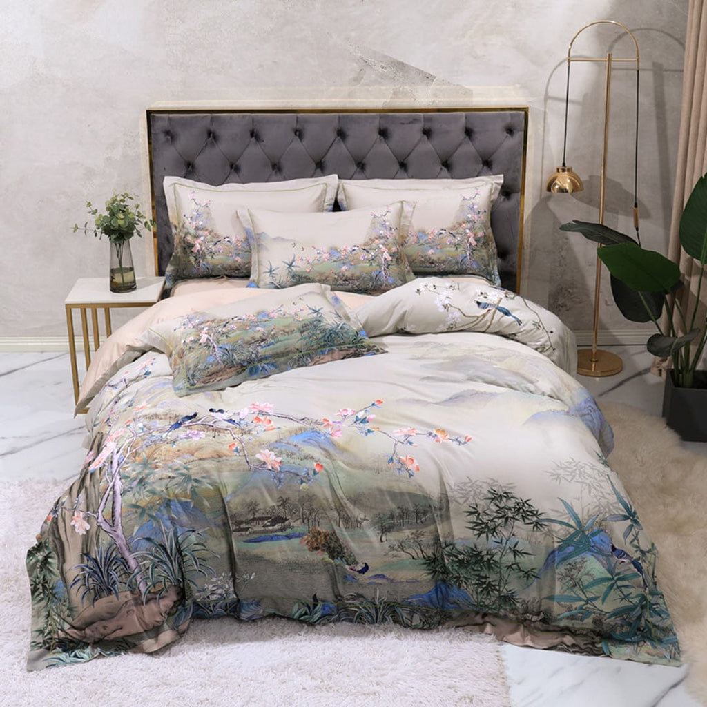 Beddingoutlet Forest Queen Bed Sheets One Piece Coniferous Tree